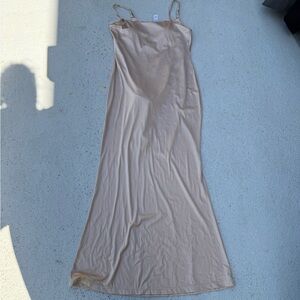 Popilush Shapewear Shine Slimming Tummy Control Maxi Slip Dress Size XXL